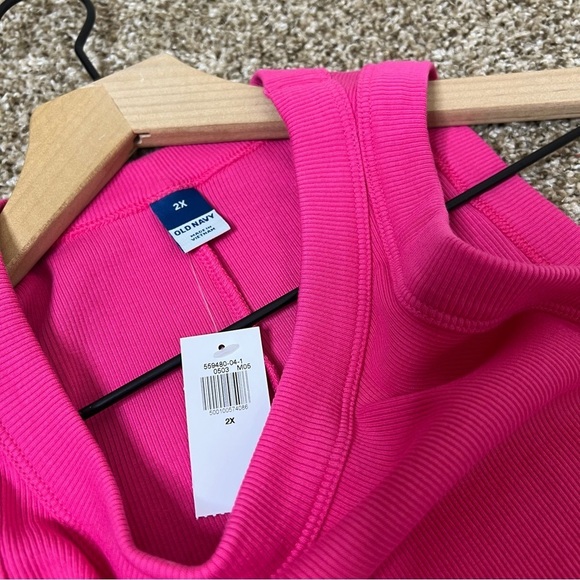 Fitted Sleeveless Rib-Knit Mini Dress size 2X - Picture 8 of 11